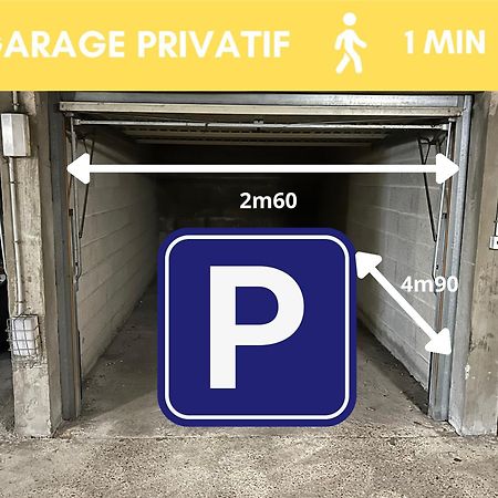 Le Sacre - Centre - Cour Privative - Parking Apartment Reims Bagian luar foto