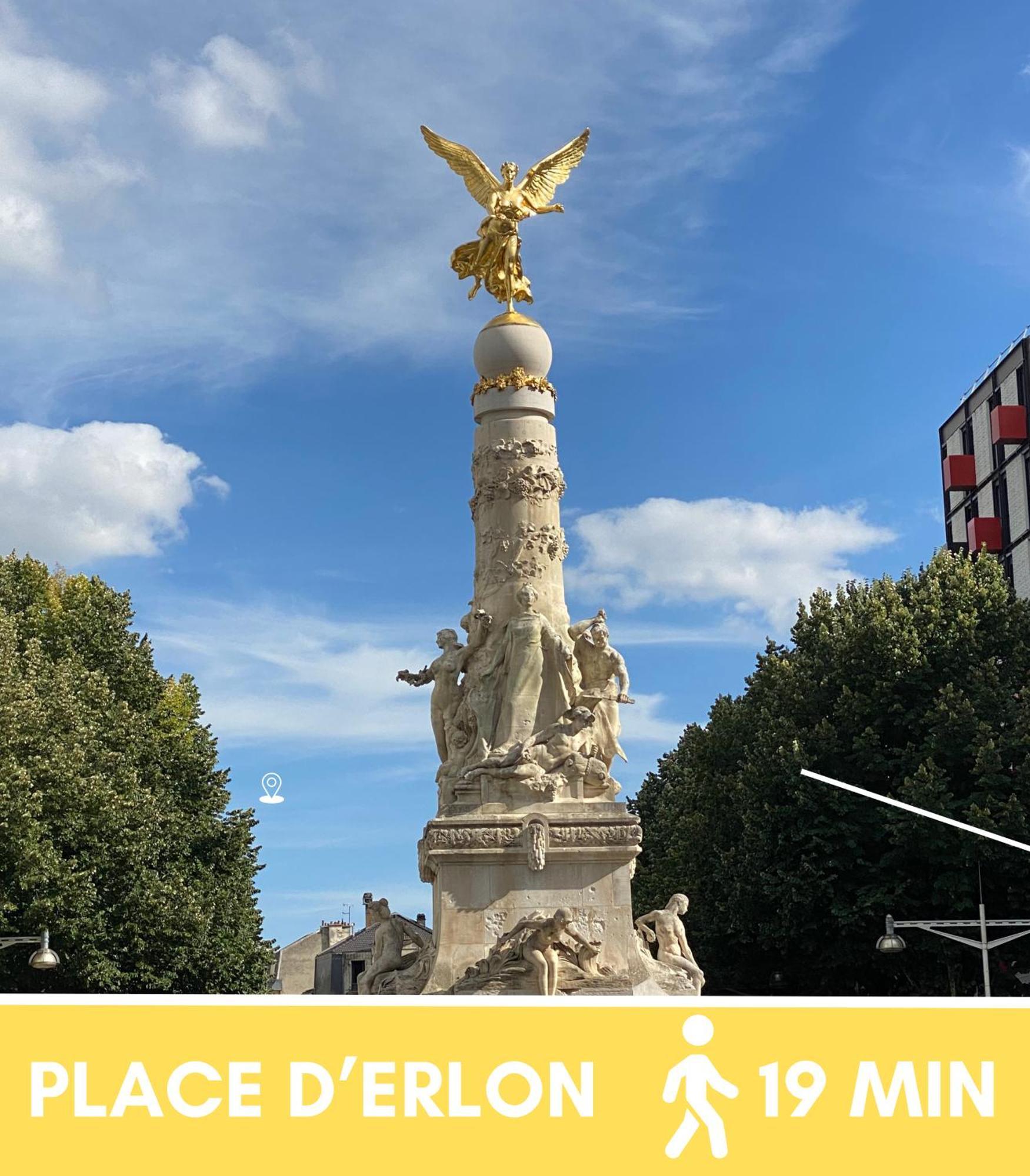 Le Sacre - Centre - Cour Privative - Parking Apartment Reims Bagian luar foto