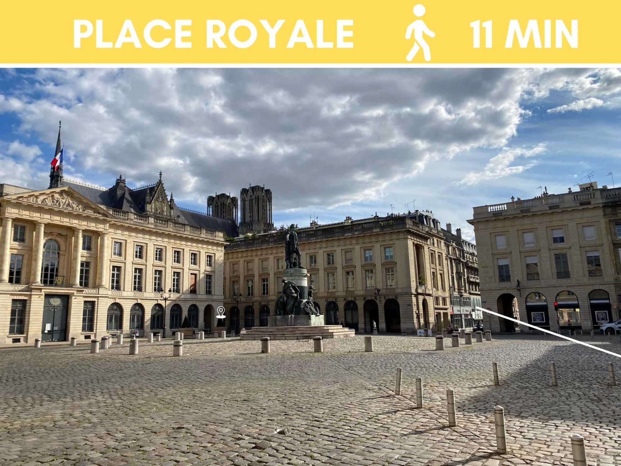 Le Sacre - Centre - Cour Privative - Parking Apartment Reims Bagian luar foto